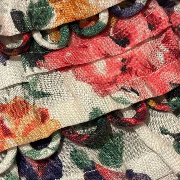 ZIMMERMANN Floral Print Mini Dress AU 0 / US 4 white - Picture 14 of 16